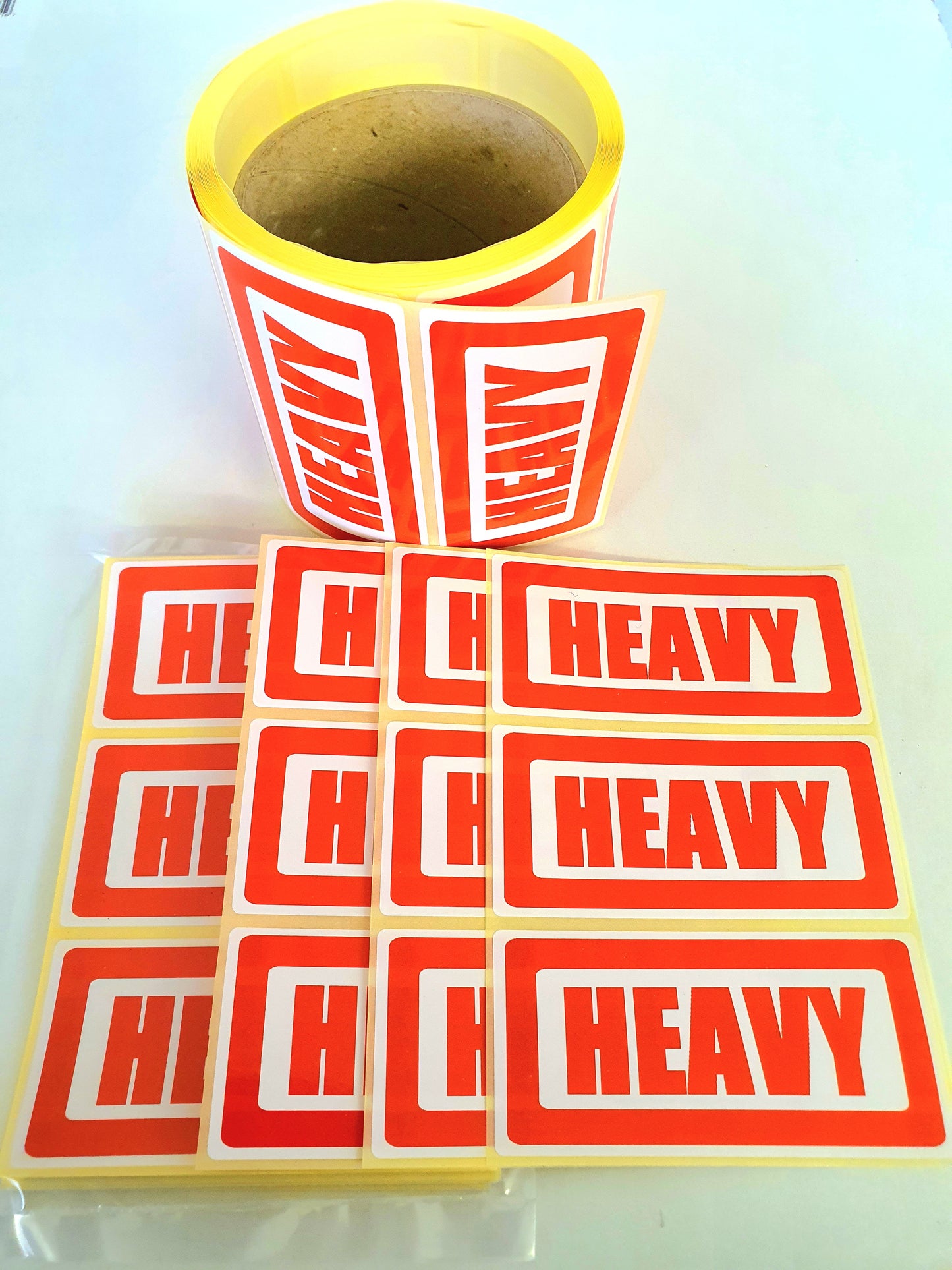 Large Heavy Stickers. 100 x 50mm