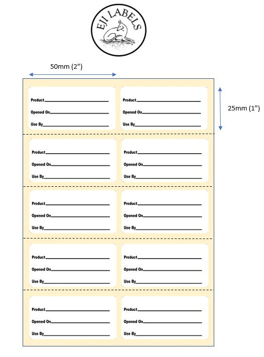 Use by Stickers Food Labels. Product Rotation Labels. 50 x 25mm – EJI ...
